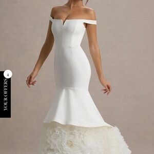 Club L London Strapless White Dress